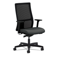 HON Ignition Mesh-Back Fabric Mid-Back Executive Office Chair, Iron Ore Grey