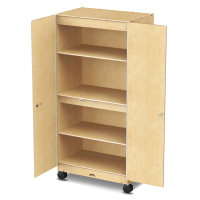 Jonti-Craft Mobile Classroom Storage Cabinet