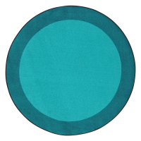 Joy Carpets All Around Classroom Rug, Teal (Shown in Round)