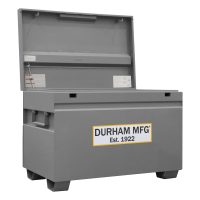 Durham Steel 48" W x 30" D Jobsite Storage Box Chest, Gray