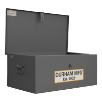 Durham Steel 30" W x 16" D Welders Storage Box Chest