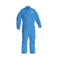 KleenGuard A60 Elastic-Cuff, Ankle & Back Coveralls, Blue, X-Large, 24/Pack