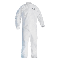 KleenGuard A40 Elastic-Cuff and Ankles Coveralls, 3X-Large, White, 25/Pack