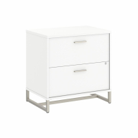 Bush Furniture Method 2-Drawer Lateral File Cabinet, White