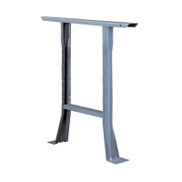 Tennsco Flared Legs for Workbenches (Fixed Height) - Shown in Medium Grey
