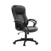 Eurotech Pembroke LE521 Spring Cushion Leather High-Back Executive Office Chair
