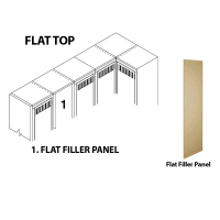 Tennsco Flat Filler Panels