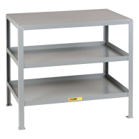 Little Giant 3-Shelf All-Welded Steel Machine Table, 2000 lb Capacity