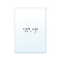 Akiles 10 Mil Legal Size 9" x 14.5" Laminating Pouches (100 pcs)