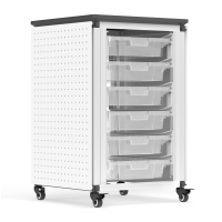Luxor 29" H Modular Classroom Storage Cabinet with 6 small bins