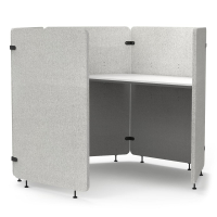 Luxor RECLAIM 5-Panel Acoustic Pod Workstation