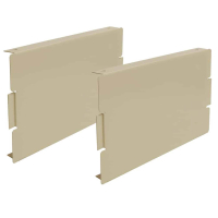 Lyon Closed-End Base for 6" High x 12" Deep Lockers, Putty