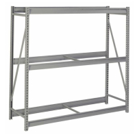 Lyon 60" W Bulk Storage Rack Shelving Starters (Shown in 3 shelves No Deck)
