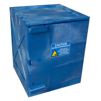 Eagle 4 Gal Polyethylene Countertop Corrosive Chemical Storage Cabinet, Blue