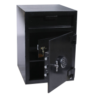 Cennox Electronic Lock One Shelf 3.57 cu. ft. "B" Rated Mailbox Drop Safe