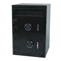 Cennox Electronic Lock 1.35 cu. ft. "B" Rated Mailbox Drop Safe