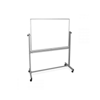 Luxor 4 x 3 Painted Steel Magnetic Mobile Reversible Whiteboard