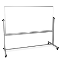 Luxor 6' x 4' Painted Steel Magnetic Mobile Reversible Whiteboard