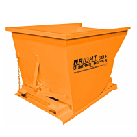 McCullough Industries .75 Cubic Yard Self-Dumping Hoppers 4,000 - 7,000 Lb Capacity