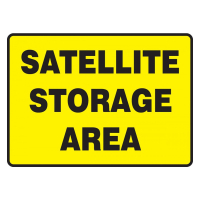 Accuform 10" x 14" Satellite Storage Area OSHA Safety Posters