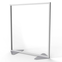 Ghent 48" W Clear Acrylic Plexiglass Room Divider