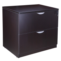 Boss 2-Drawer 31" Wide Lateral File Cabinet, Letter & Legal (Shown in Mocha)