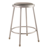 NPS 24" H Padded Round Science Lab Stool