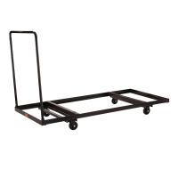 NPS Folding Table Dolly for Horizontal Storage Up To 72" L, Brown