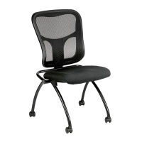 Eurotech Flip NT1000 Mesh-Back Fabric Nesting Folding Guest Chair