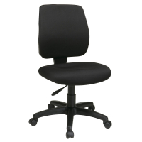 Office Star Work Smart Deluxe Ratchet-Back Fabric Mid-Back Task Chair
