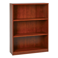 Office Star 3-Shelf Laminate Bookcase (Shown in Cherry)