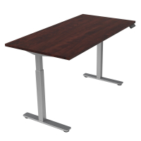 Offices to Go Laminate Top Electric Height Adjustable Table (Shown in Dark Cherry)