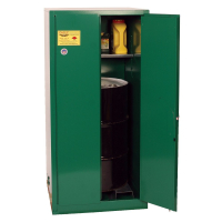 Eagle Pesticide Drum Storage Cabinet with Rollers, 55 Gal