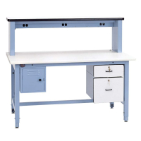 Proline Technical Workstation with Drawers and 6 Prewired Outlets