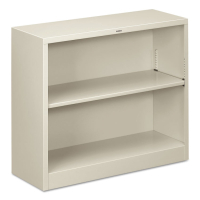 HON Brigade S30ABC 2-Shelf Metal Bookcase (Shown in Light Grey)