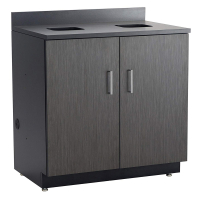 Safco 36" W x 25" D Hospitality Waste Receptacle Base Cabinet