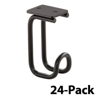 Safco Accessory Under Desk Hooks, 24-Pack