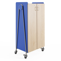Safco Whiffle 60" H Classroom Storage Cabinet (Shown in Navy)