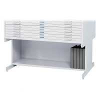 Safco 4977 Open Base 20" H for Safco 4986 & 4996 Flat File(Shown in White)