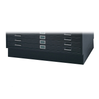 Safco 4995 6" H Closed Base for Safco 4994 Flat File(Shown in Black)