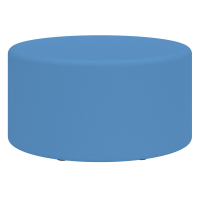 Safco Learn 30" Cylinder Vinyl Soft Seating Ottoman (Shown in Blue)