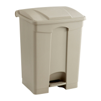 Safco 17 Gal. Plastic Step-On Trash Can