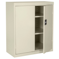 Sandusky 36" W x 18" D x 36" H Elite Counter-Height Storage Cabinet, Assembled (Shown in Putty)