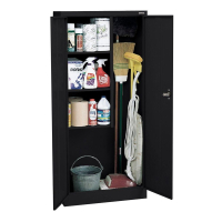 Sandusky 30" W x 15" D x 66" H Janitorial Combination Storage Cabinet, Assembled