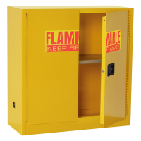 Sandusky 30 Gal Two Door Counter Height Flammable Storage Cabinet