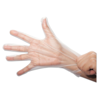 GEN SemperGuard FoodSafe Stretch Poly Gloves, Clear, Large, Polyethylene, 2000/Pack