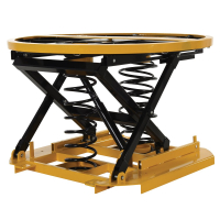 Vestil Open Top 4500 lb Load Spring Scissor Lift Tables (Steel Model Shown)