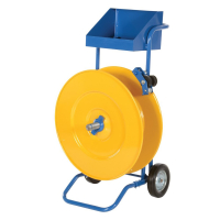 Vestil Steel & Polypropylene Strapping Cart with Tool Tray
