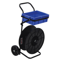 Vestil Polypropylene Strapping Cart with Tool Tray