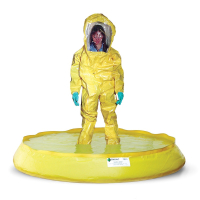 Eagle T8602D SpillNest Decon Spill Containment Pool with Drain, 100 Gallons (example of use)